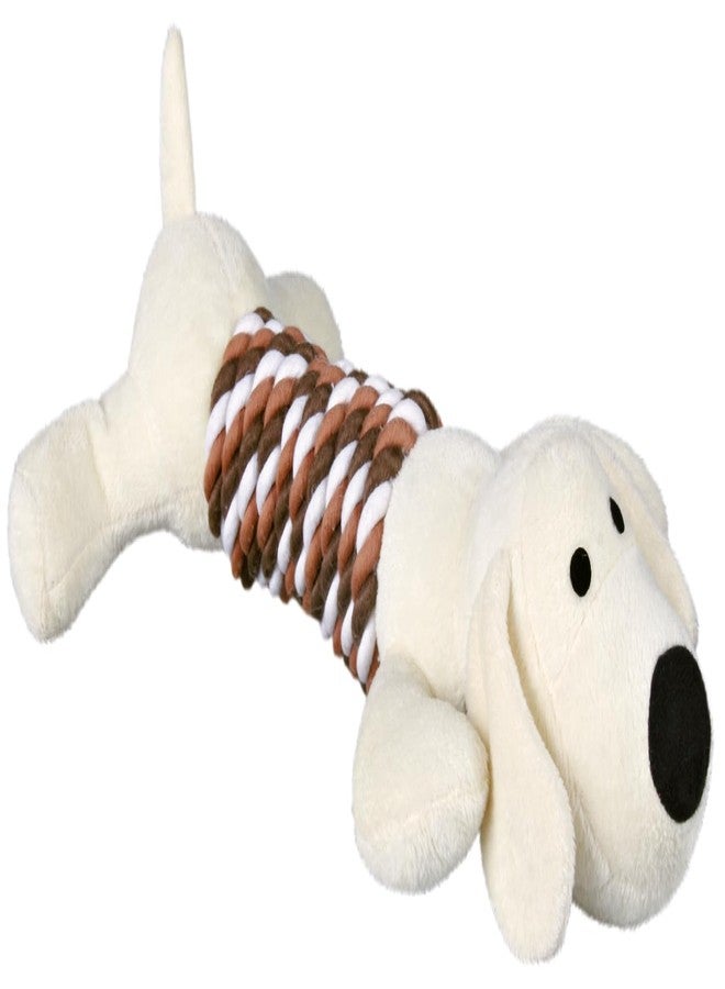 Trixie Squeaky Plush Rope Dog Toy - Image 1